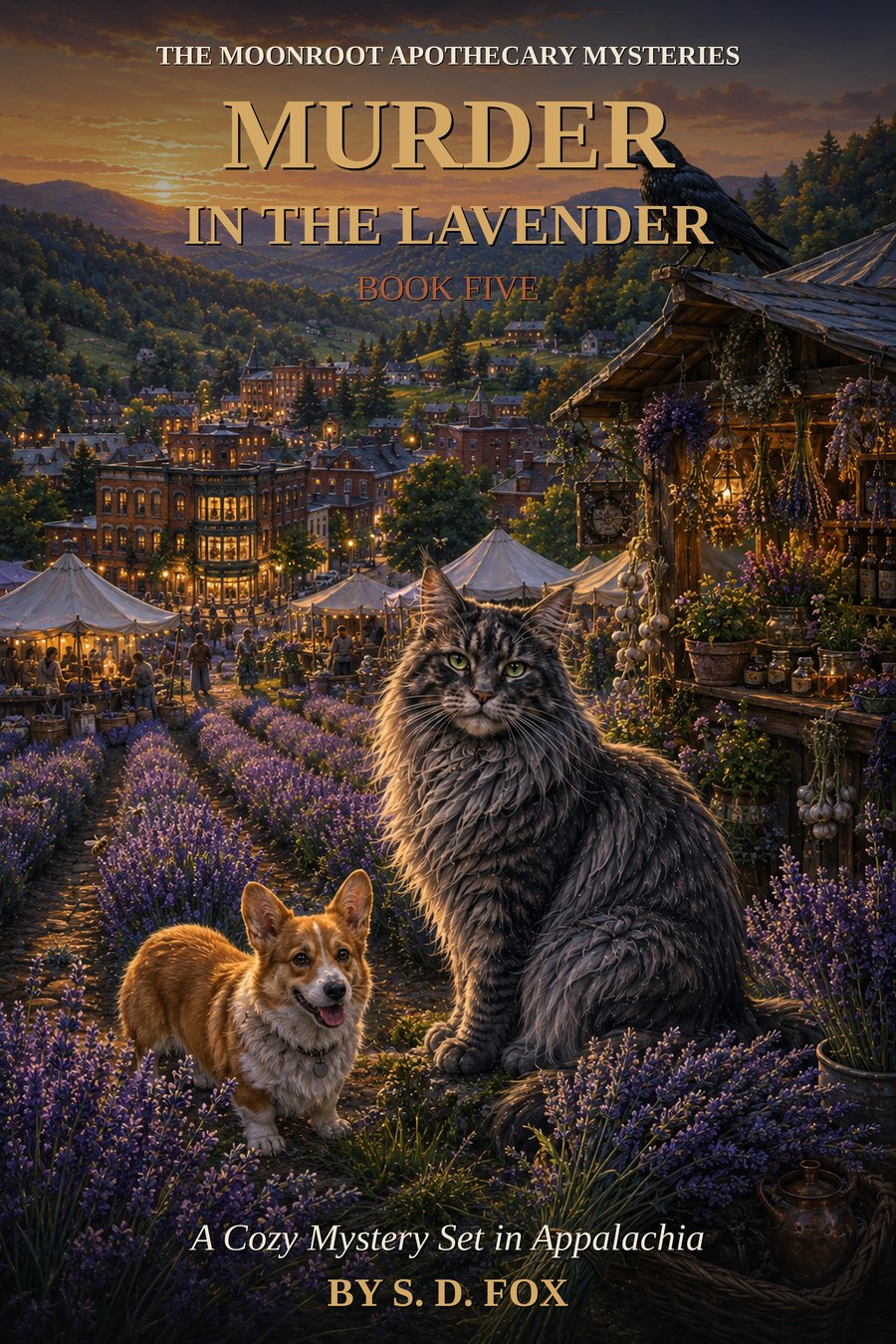 Cover of Murder in the Lavender by S. D. Fox
