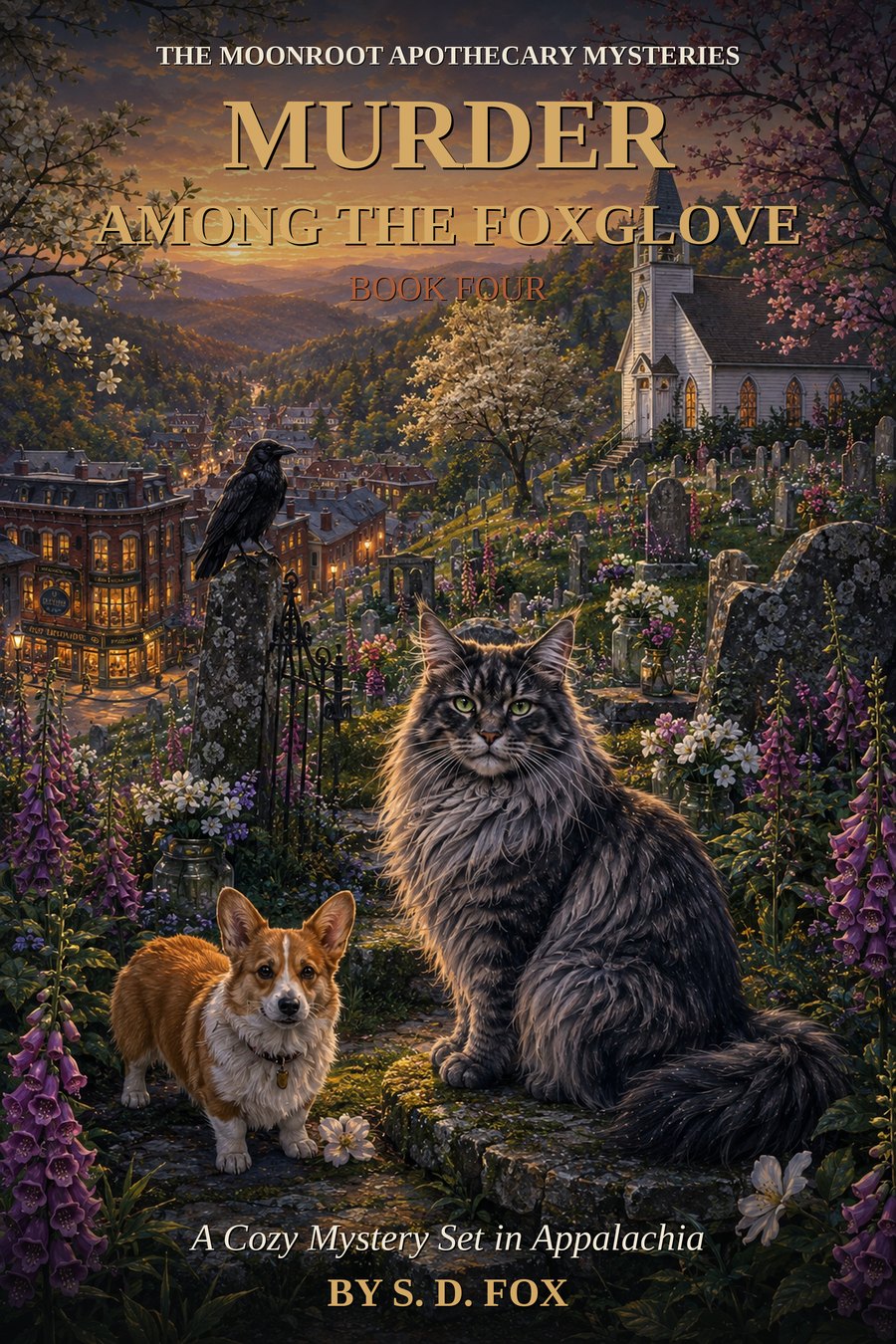 Cover of Murder Among the Foxglove by S. D. Fox