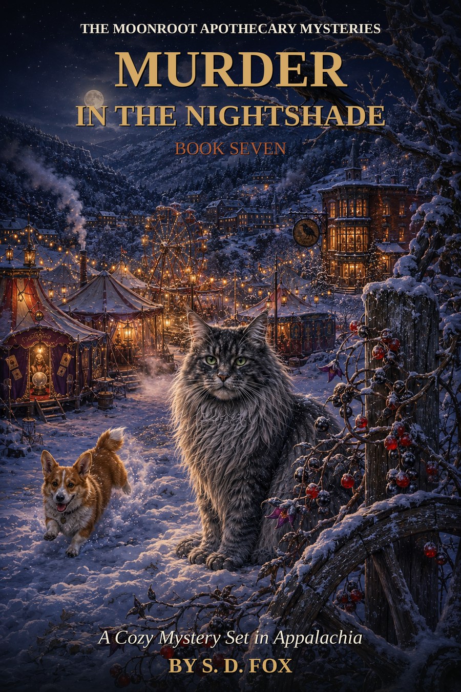 Cover of Murder in the Nightshade by S. D. Fox