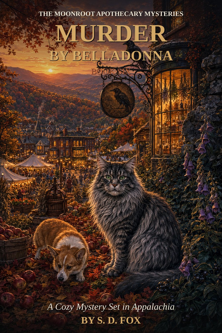 Cover of Murder by Belladonna by S. D. Fox