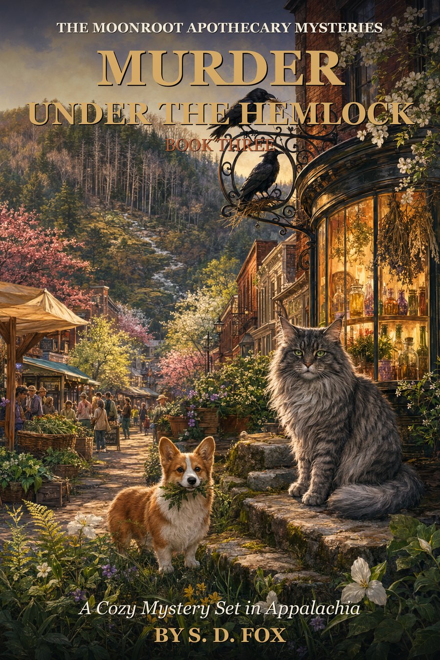 Cover of Murder Under the Hemlock by S. D. Fox