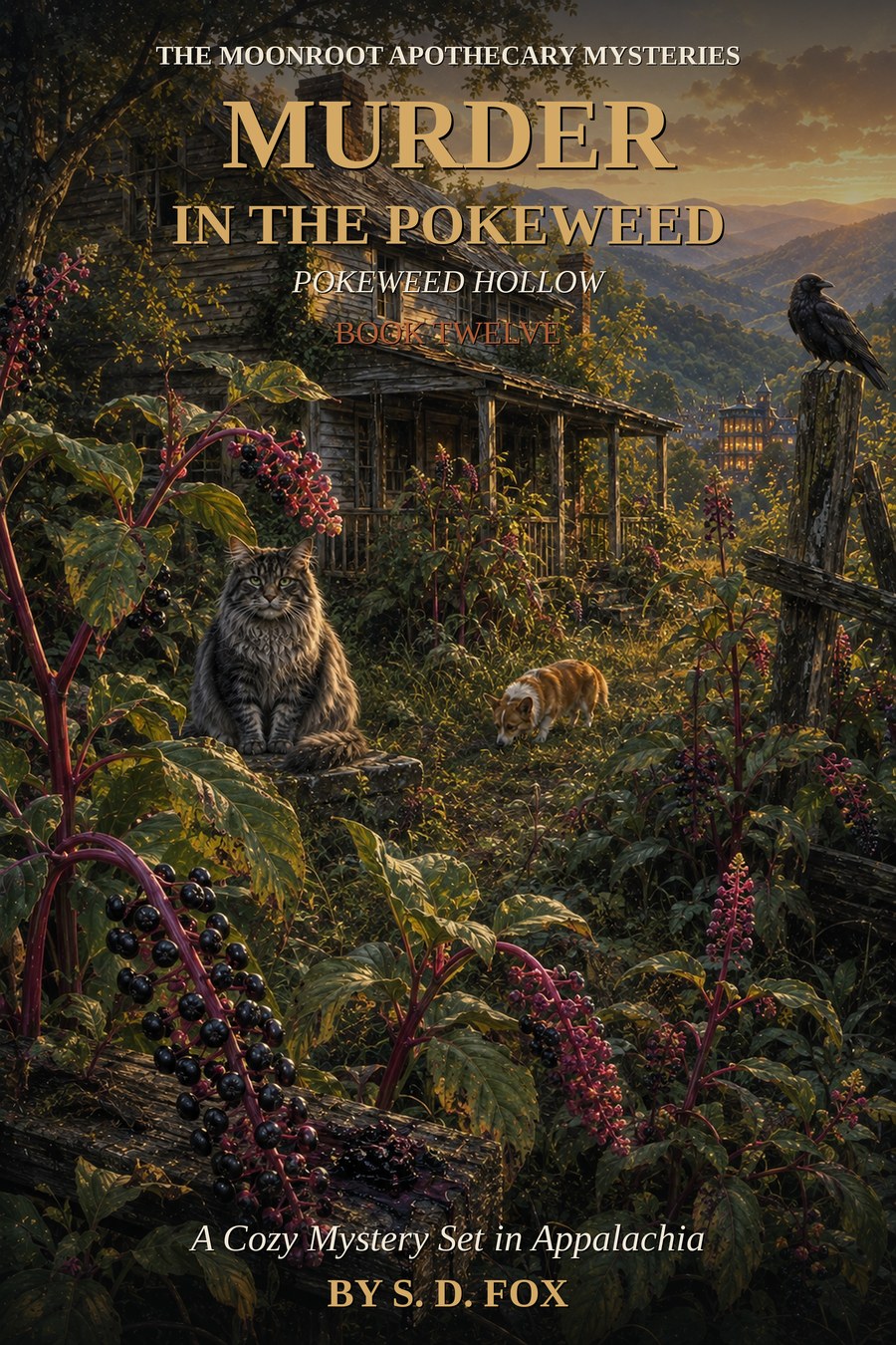 Cover of Murder in the Pokeweed by S. D. Fox