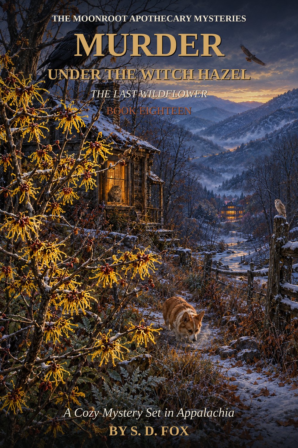 Cover of Murder Under the Witch Hazel by S. D. Fox